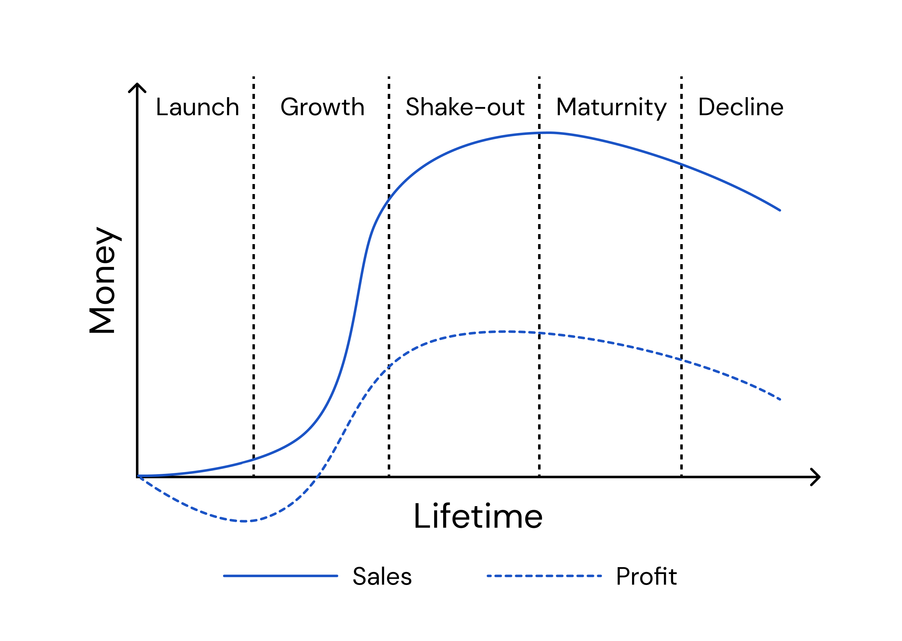The business life cycle model